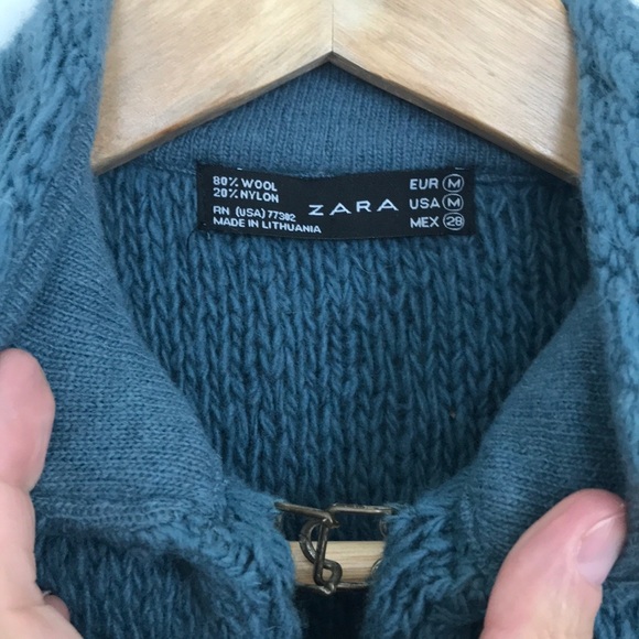 Zara Militar Style Sweater/Jacket - Picture 3 of 8